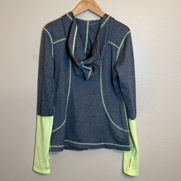 ZELLA Girl Yellow Gray Athletic Zip Up Jacket - Picture 6 of 11